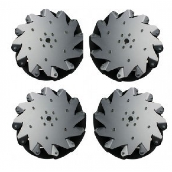 A set of 10 Inch 254mm Mcnam wheel robot competition aluminum caster ROHS （4 pcs）