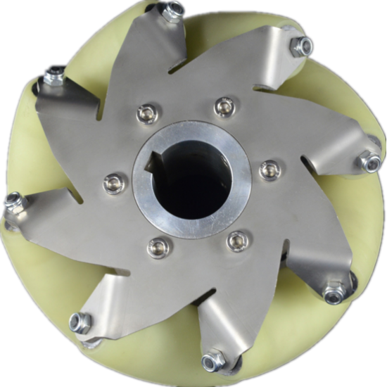 6 inch industrial wheel 152mm Mcnam wheel 8 polyurethane roller (load 150kg) ROHS