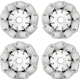 A set of 4 inch 100mm mecanum wheels (4 pcs) ROHS