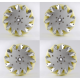 A set of 8 inch 203mm McNum wheel robot contest universal wheel ROHS