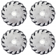 6 inch 152mm swivel robot contest Mcnam wheel (4pcs) ROHS