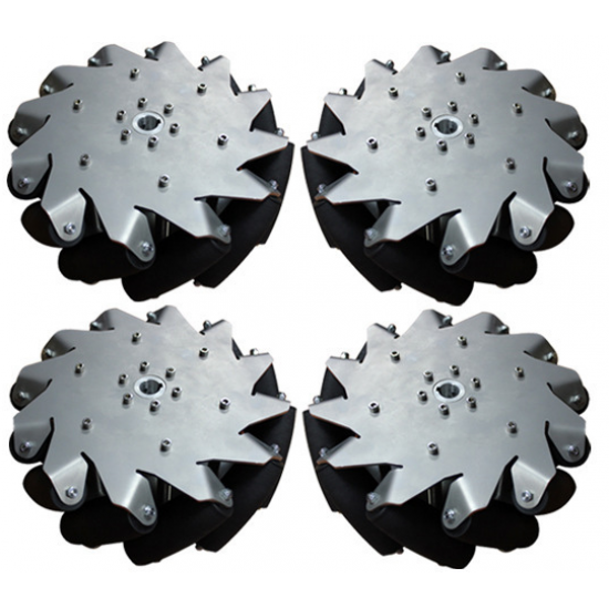A set of 10 inch 254mm stainless steel Mcnam wheel nylon roller (4pcs) ROHS