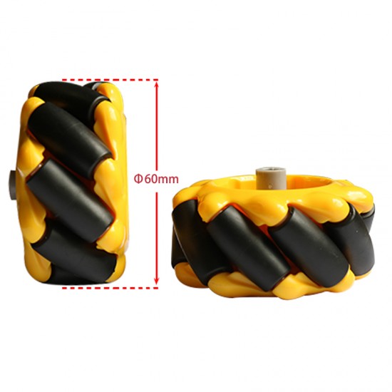 4PCS 60mm Mecanum Omni Wheel for Lego 4PCS 60mm Mecanum Omni Wheel for Lego