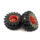 Pack of 4 all terrain wheels(red color 4pcs) ROHS