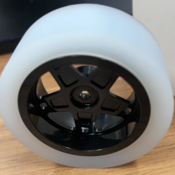 66mm high viscosity silicone competition robot wheel