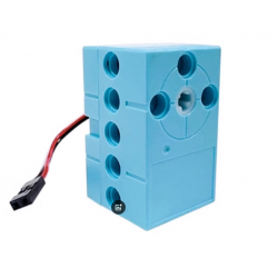 360 ° continuous rotation dual output shaft 2KG DC motor (slow speed) DuPont female interface