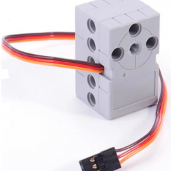 360 ° dual output shaft 2KG servo DuPont female head interface (rotation range 0-360 degrees) cannot rotate continuously