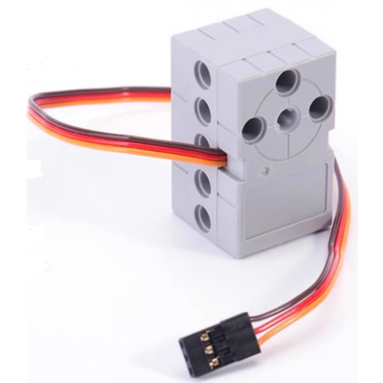 360 ° dual output shaft 2KG servo DuPont female head interface (rotation range 0-360 degrees) cannot rotate continuously