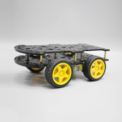 4-wheel drive chassis intelligent car chassis tracking car obstacle avoidance car DIY kit