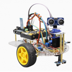 Arduino intelligent car tracking, obstacle avoidance, remote control, Bluetooth robot kit, graphical programming, Uno R3