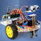 Intelligent car kit for tracking and obstacle avoidance/Bluetooth control/ultrasonic servo for shaking and obstacle avoidance