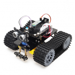 Compatible with Arduino intelligent tank car robot tracking Bluetooth U-Bot tracked car V2.0 kit