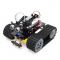 Compatible with Arduino intelligent tank car robot tracking Bluetooth U-Bot tracked car V2.0 kit