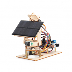Compatible with Arduino programming, wooden tracking kit, intelligent STEM development board kit, learning kit