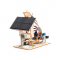 Compatible with Arduino programming, wooden tracking kit, intelligent STEM development board kit, learning kit