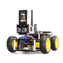 ESP-32 Camera Programming Education Robot Car IoT Ultrasonic Intelligent Obstacle Avoidance Programming Car Kit