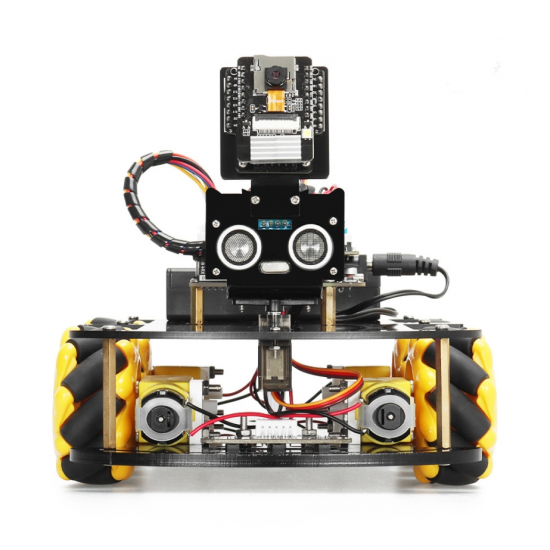 ESP-32 camera programming educational robot car IoT ultrasonic intelligent obstacle avoidance programming car kit