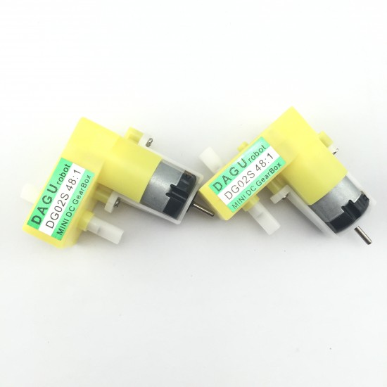 DAGU Off set gear motor acessorios 1:48 (1 pair)9MM long output axis ROHS