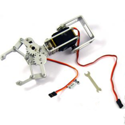 2 servos arm -21CM 2DOF robotic arm belt gipper ROHS