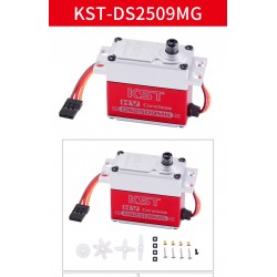 KST DS2509MG Full Series High Torque Hollow Cup Standard Servo for Vehicles