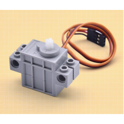 programmable building block servo motor microbit servo motor DIY small car micro cross output shaft grey