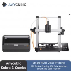 Kobra 3 Combo Multi-Color FDM 3D Printer Max 600mm/s Printing Speed Build Size 250x250x260mm