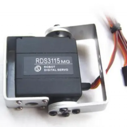 RDS3115 17KG Digital Servo Metal Gear 180°/270° with Metal Brackets for RC DIY Robot Joints Parts
