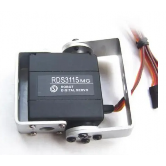 RDS3115 17KG Digital Servo Metal Gear 180°/270° with Metal Brackets for RC DIY Robot Joints Parts