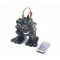 Bipedal walking humanoid robot kit with 4 degrees of freedom supporting Arduino programming and mixed graphical programming
