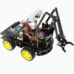Raspberry Pi Raspberry Pi 4B Robot Arm Car WiFi Bluetooth Video Intelligent Car Robot Arm DIY Maker Kit