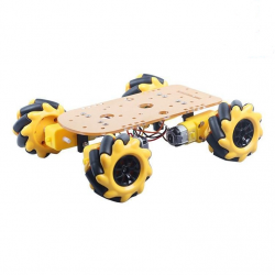Mini Mecanum Wheel Mini Car Chassis DIY TT Motor Wheel Suitable for Maker Education