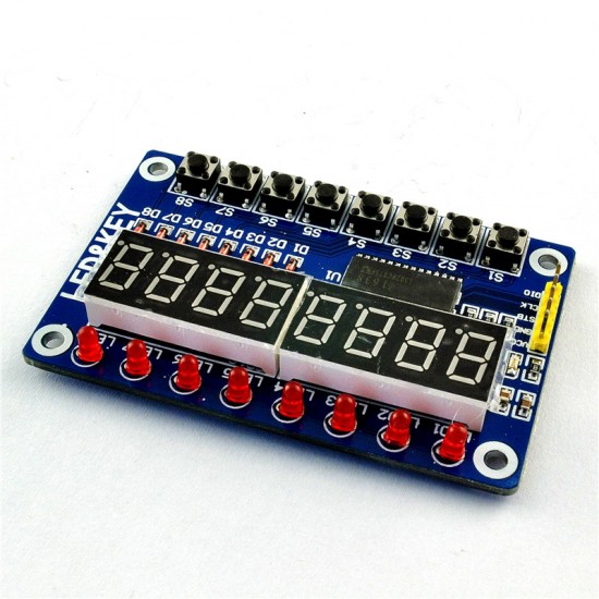 Key digital LED display module 8-bit digital LED button compatible with Ardiuno/51 ROHS