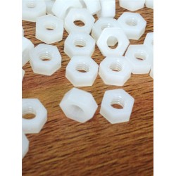 Nylon screws nuts M3(100pcs/bag) ROHS