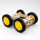 Multi Chassis 4WD Kit (ATV Version) Car Wooden Material Plaform Robot Chassis ROHS