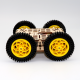 Multi Chassis 4WD Kit (ATV Version) Car Wooden Material Plaform Robot Chassis ROHS