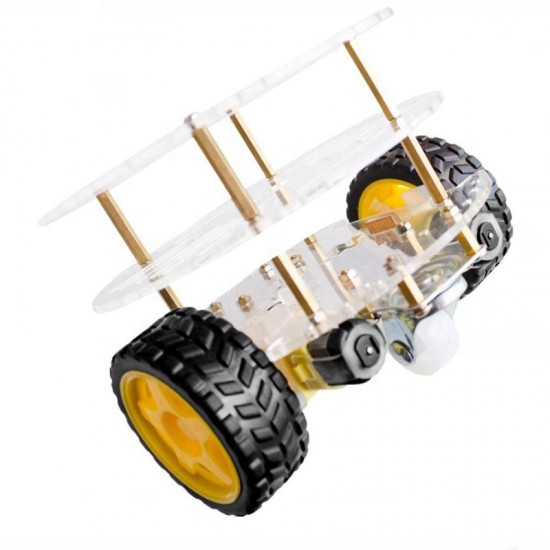 Stem Education Three Layers Smart Robot Car Chassis
