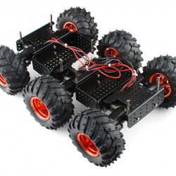 DAGU educational robot 6WD wild thumper chassis (Black body with 34:1 gearbox) for Robotcup CE certificate ROHS