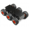 DAGU educational robot 6WD wild thumper chassis for Robotcup (Black body with 75:1 gearbox)CE certificate ROHS