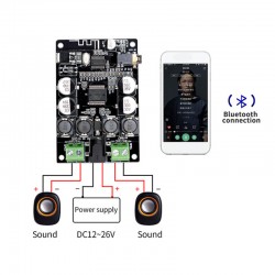 Dagurobot 2X25W Bluetooth Digital Power Amplifier Board