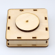 3D rotating wooden box