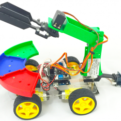 Garbage classification intelligent robot-Standard （Include size 3M x3M Map） ROHS