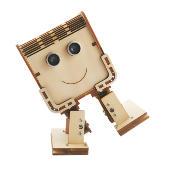 DAGU Techie Robot Wooden Little Box Robot  ROHS