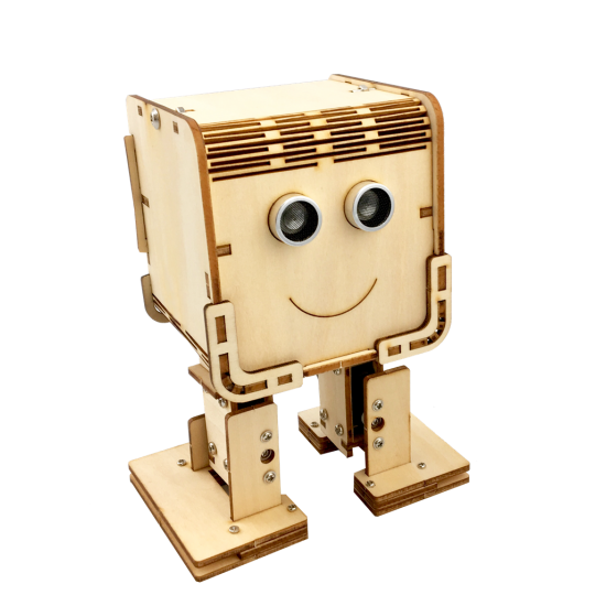 DAGU Techie Robot Wooden Little Box Robot  ROHS