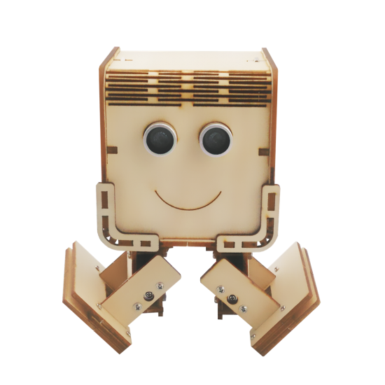 DAGU Techie Robot Wooden Little Box Robot  ROHS