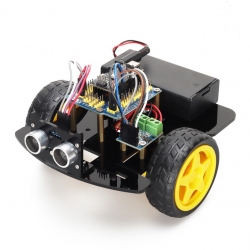 Ultrasonic module obstacle avoidance car robot entry-level kit MINI DIY intelligent car robot kit