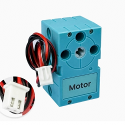  360 ° continuous rotation dual output shaft 2KG DC motor (slow speed) blue XH2.54 terminal interface