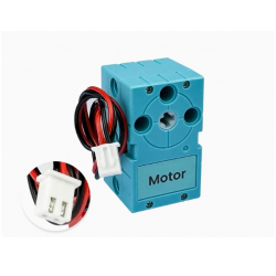  360 ° continuous rotation dual output shaft 2KG DC motor (slow speed) blue XH2.54 terminal interface